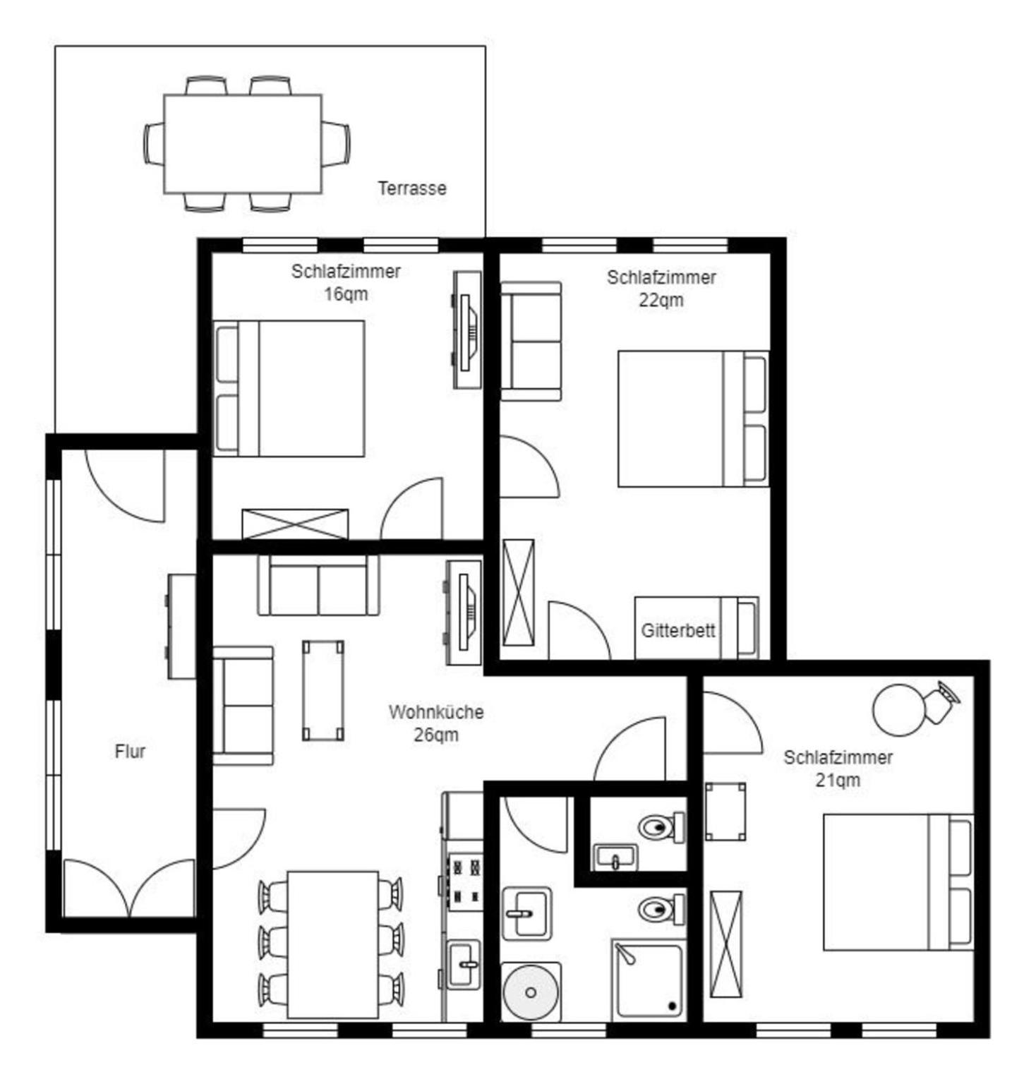 Ferienwohnung Biethahn - Gaarden Brodersby-Goltoft المظهر الخارجي الصورة